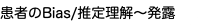 患者のBias/推定理解〜発露